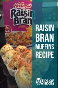 Raisin Bran Muffin Recipe. Easy DIY breakfast cereal muffins with Raisin Bran.