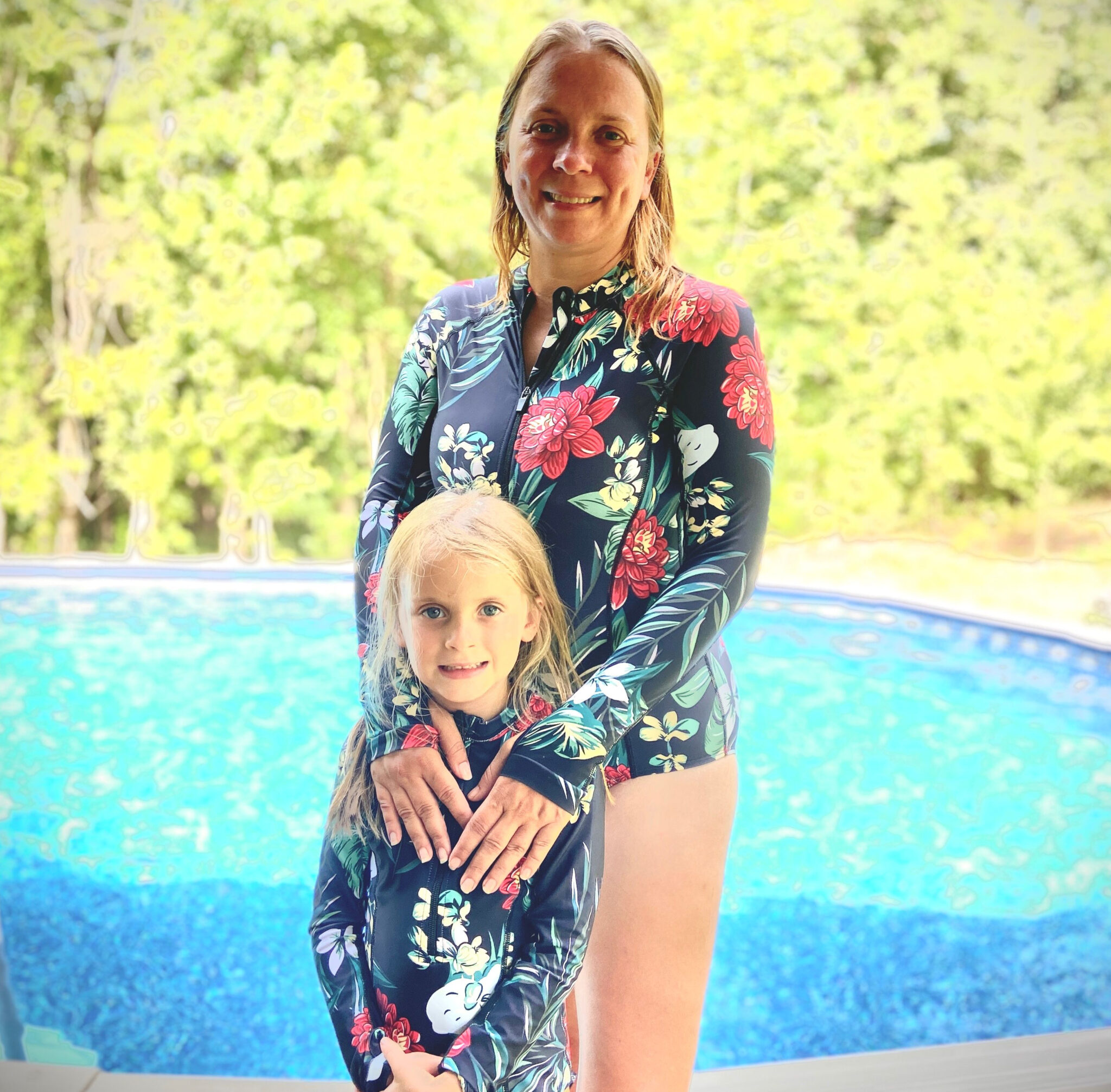 Oh Sweet Summertime Matching Mother Daughter Swimsuits 5454