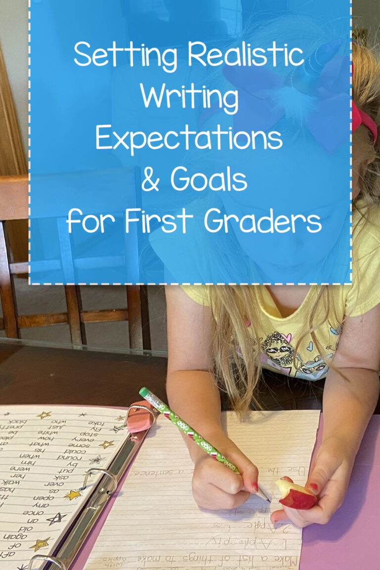 First Grade Writing Expectations & Samples