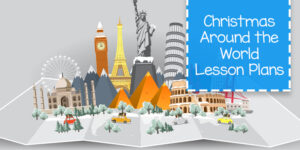 Christmas Around the World first grade lesson plans for homeschool.