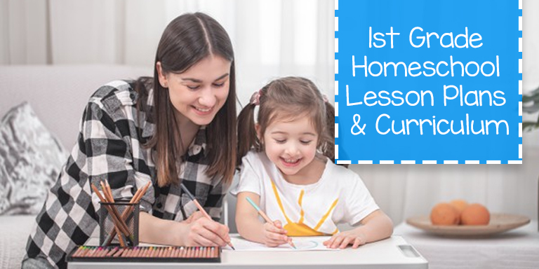First grade weekly lesson plans and homeschool curriculum for free.