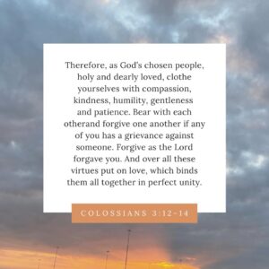 Colossians 3:12-14