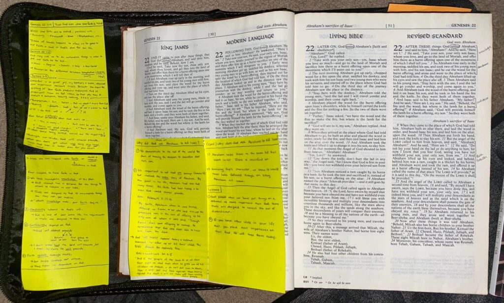 Genesis 22 Bible Study Notes
