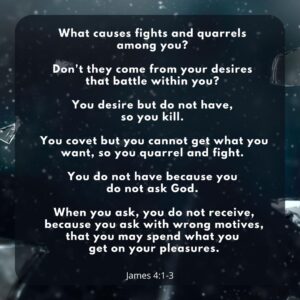 James 4:1-3
