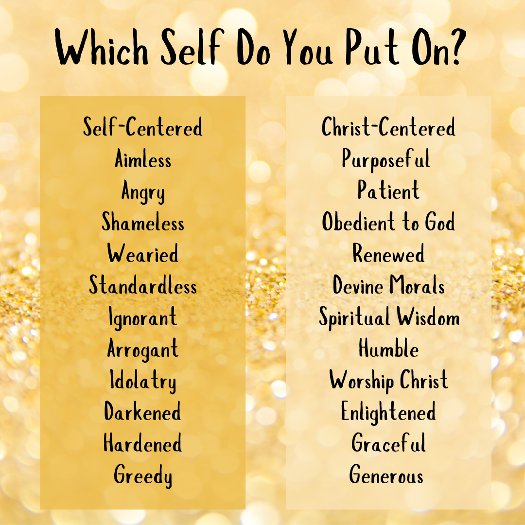 Which Self Do You Put On?