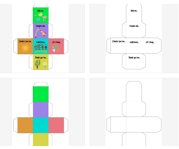 Prayer Cube: A Hands-On Way to Teach Children How to Pray